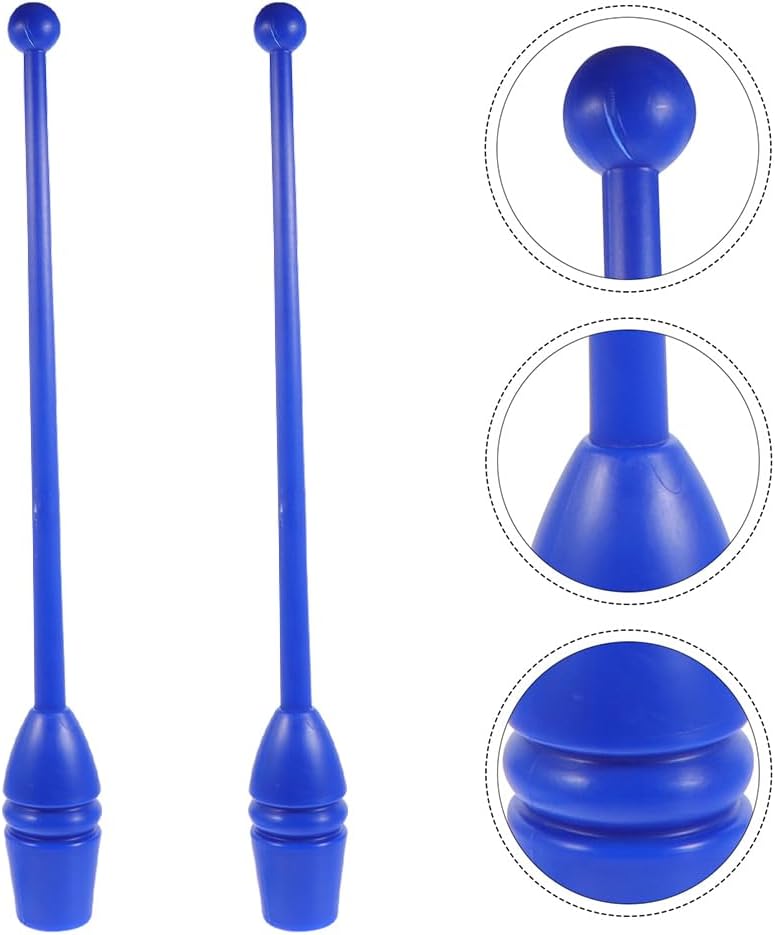 Toddmomy Gymnastic Sticks Plastic Blue 2 X 35.00X5.00X5.00cm image 5
