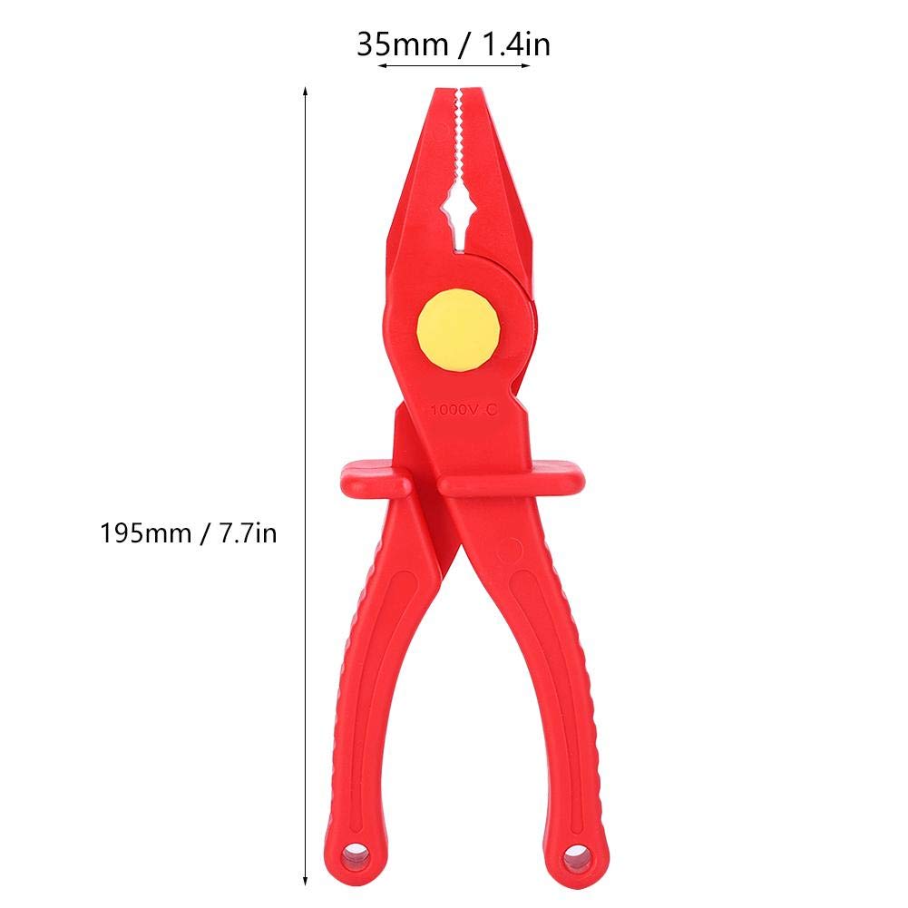 Insulated Multi-Functional Pliers Plastic Long Nose Wire Cutters for Electricians Instrument Installation Tools - Image 2