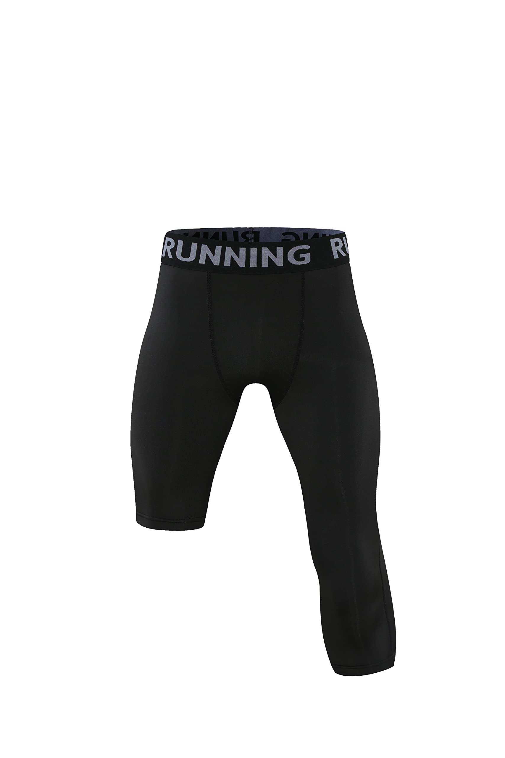 EULLA Men's Leggings Shapewear Leggings, Nero,