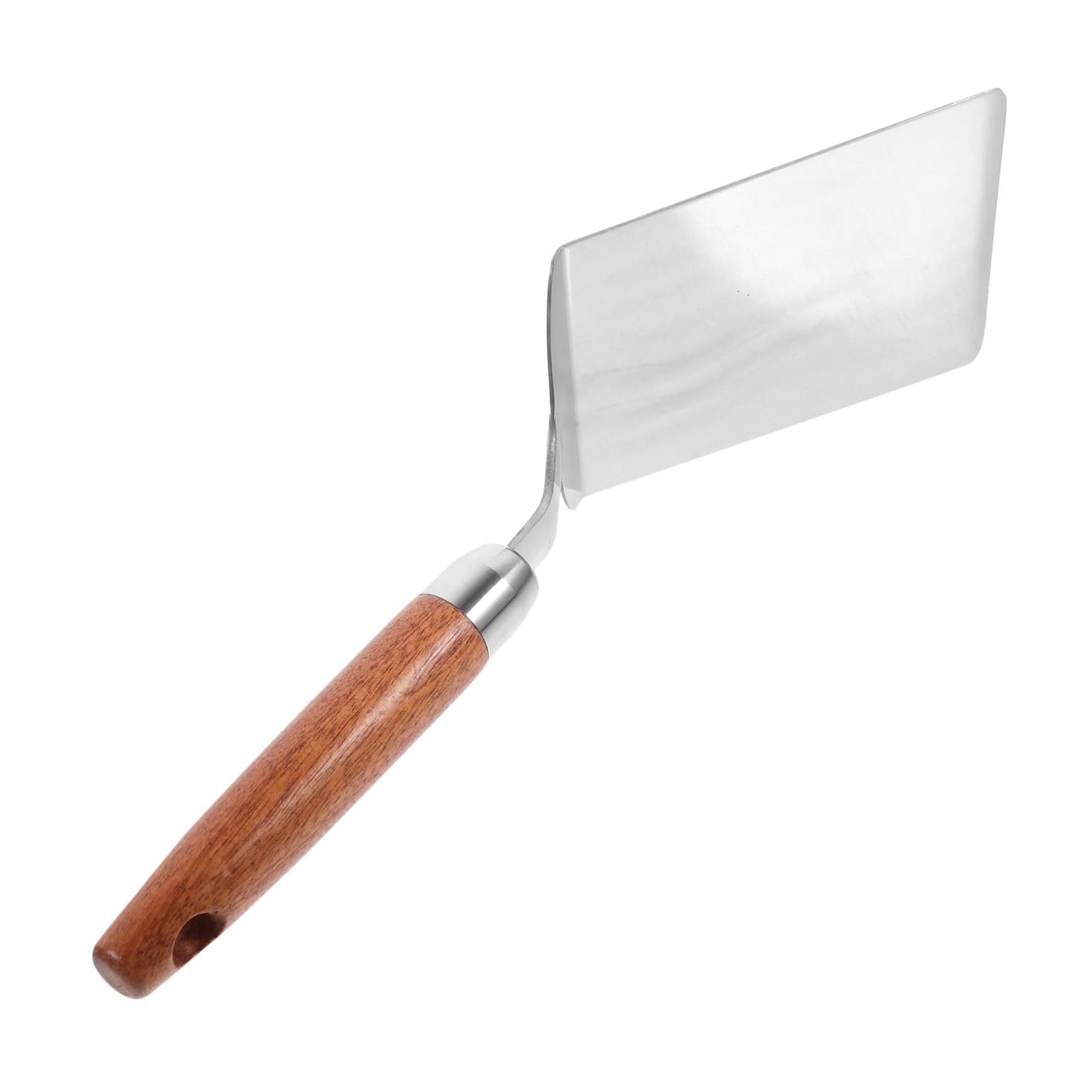 ABOOFAN 4 Stück Kochspatel stainless steel ausstecher rentier Werkzeug Pizza schälen Pfannenwender für die Küche Bratspatel Steak Fingerkuchenschaufel wok Metall hölzern