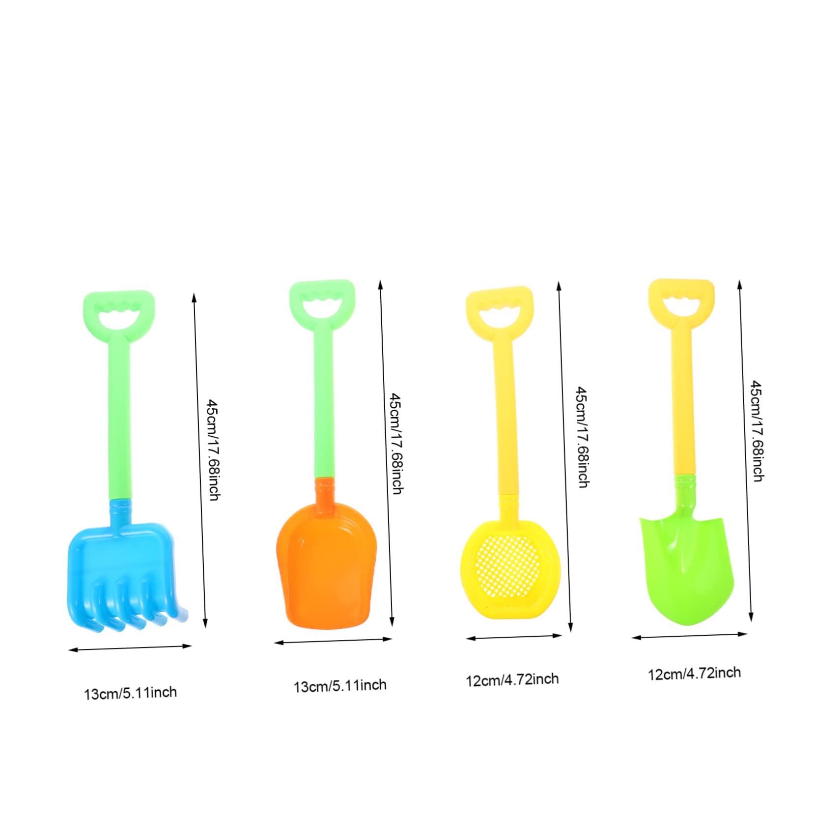 FELTECHELECTR 1 Set Outdoor Sand Interactive Beach Shovel Tools for Portable Sand Play for Gardening and Sandcastle Building Random Color