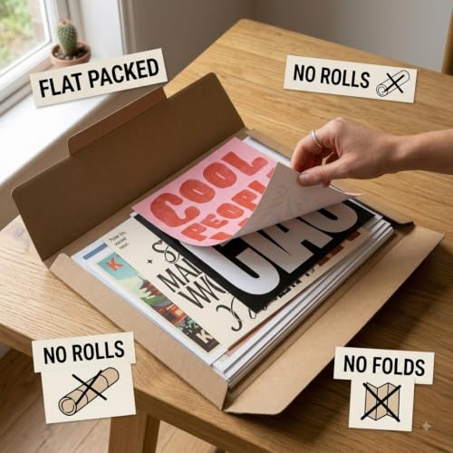 Image of 15 Piece Aesthetic Poster Set | 300 GSM Multi-Sized Wall Posters with Adhesive Tape | Fashion, Music, Animal Print & Pop Art for Bedroom, Room Decor, Home Decor, Wall Art & Aesthetic Room Decor