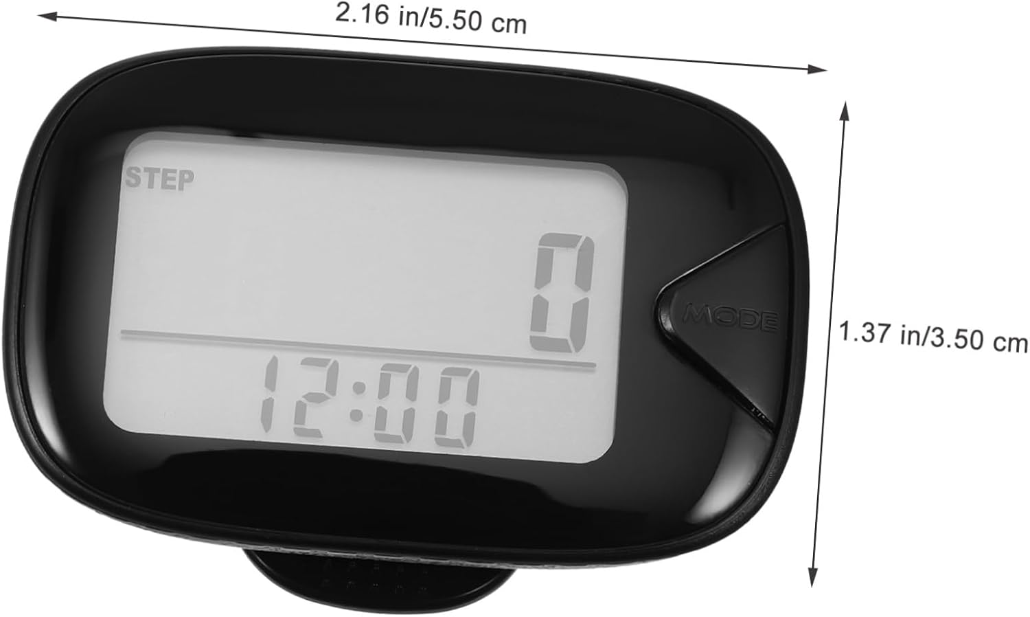 POPETPOP Walking Pedometer Pocket Pedometer Led Screen Accurate Step Counter for Steps Miles Information Tool