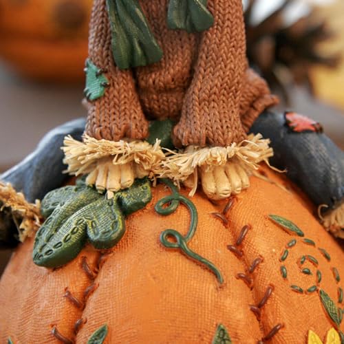 Decoración de calabazas artificiales que soluciona la ornamentación de otoño 7