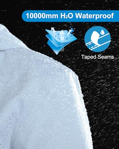 Image of 33,000ft Packable Rain Jacket for Women Waterproof Raincoats with Hood