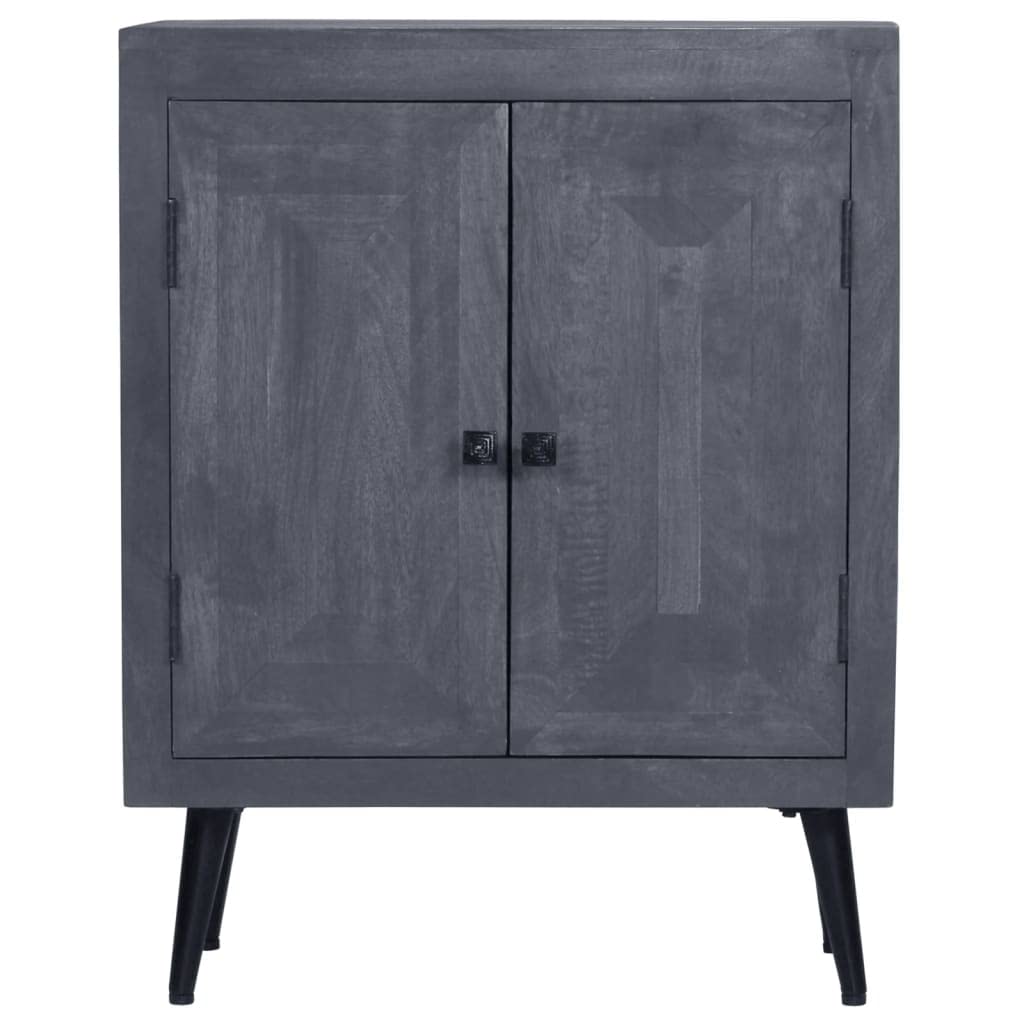 Kredens z litego drewna mango, 60 x 30 x 76 cm, komoda na korytarz, szafka komodowa, szafka na pranie do sypialni