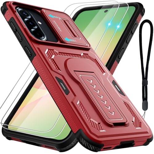Iokmax for Samsung Galaxy A37/A36/A56 5G Phone Case with 2*Screen Protector