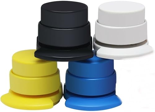 Miniatura 2 de AKOAK Grapadora sin grapa, mini grapadora de papel con capacidad de 5 hojas, seguro para niños, 1 pieza, color al azar