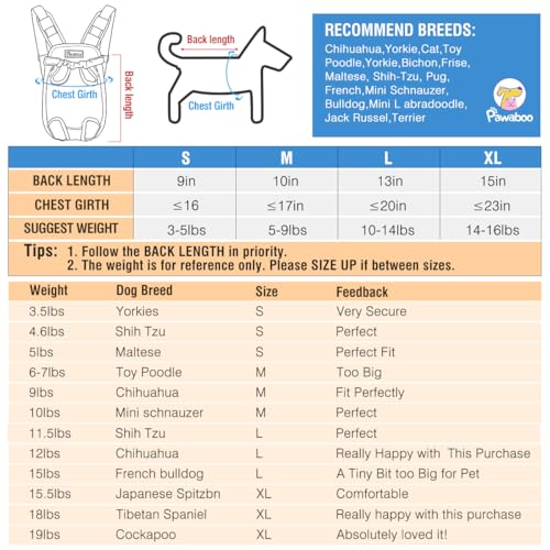 Haustier Rucksack Hund Tragetasche, Verstellbar Beinen heraus Rucksäcke Haustier, Atmungsaktiv für Klein Mittler Hunde Katzen Welpen M, Schwarz