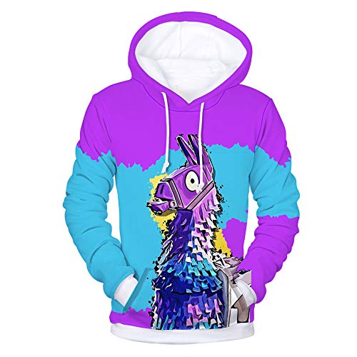 JALYCOS Unisex 3D Printed Hoodies,Pullover Sweatshirts with Pockets, Hoodies-1#, Large