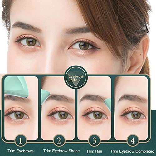 Lâminas de Sobrancelha Triângulo | Navalhas de rosto triangular para mulheres - Lâminas Faciais Triâ