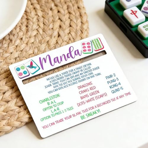 Mahjong Line Reader Personalizado con Nombre y Reglas miniatura 1