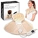 Price comparison product image LIVIVO Electric Heated Thermal Therapy Heat Pad with 3 Heat Settings for Neck Back Abdominal Arthritis & Body Pain Relief (Shoulders)