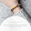 SIMPLÍ BASIC Natural 8MM Tiger Eye Brown Black Crystal Stone Healing Bracelet for Women and Men with Attractive Gift Box & Velvet Pouch #2