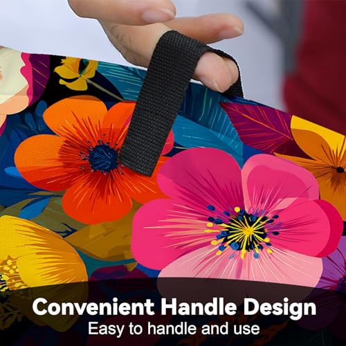 Image of Universal Coffee Maker Cover, Durable Polyester Lightweight Long-Lasting Dustproof Cotton Blend Appliance Protector for Kitchen Countertops (Colorful)