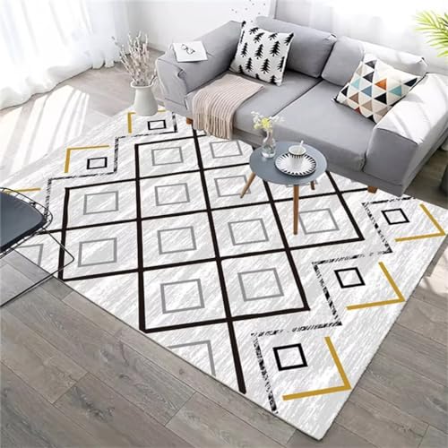 Tapis de bureau gris lavable pour protéger le sol de la chambre - 2