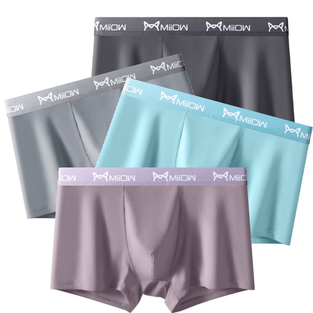 GenericPremium Men's Boxer Briefs - Soft, Breathable, 3-Pack Underwear for Comfort and Style.