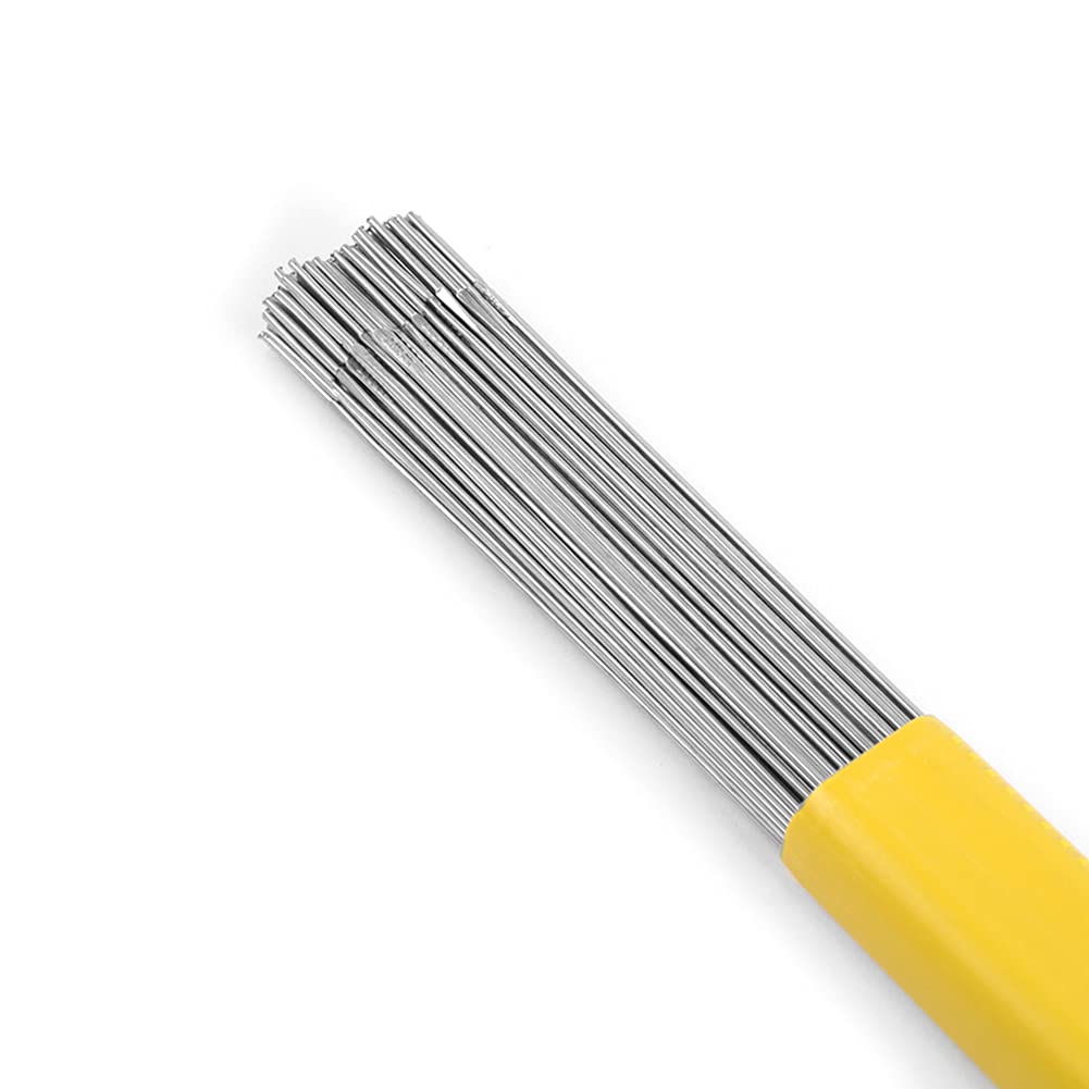 pręt ze stali nierdzewnej, pręty metalowe, Długość 100 cm Drut spawalniczy ze stali nierdzewnej 308 łukiem argonowym Metalowy pręt spawalniczy stosowany podczas spawania stali nierdzewnej 1 kg/srebrny