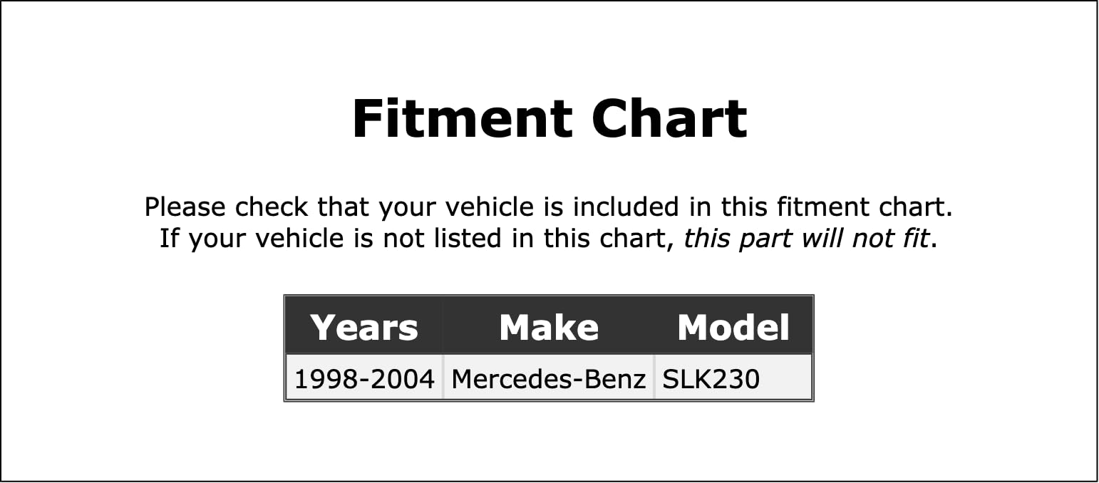Turn Signal Relay Compatible With Mercedes-Benz SLK230 1998 1999 2000 2001 2002 2003 2004 PC-861019