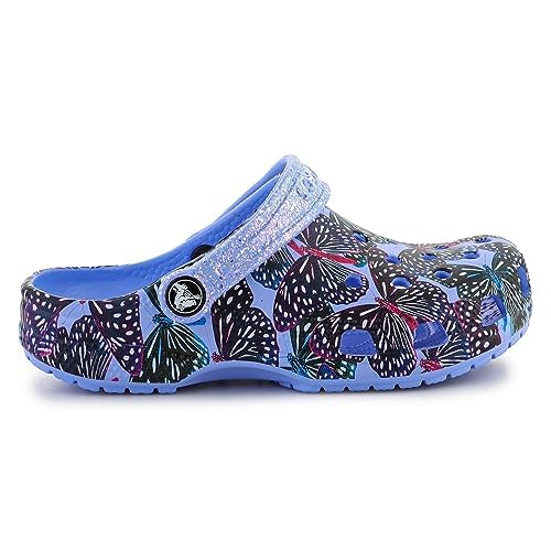 Image of crocs Unisex Kids Classic Butterfly Clog K MnJy /Mlt