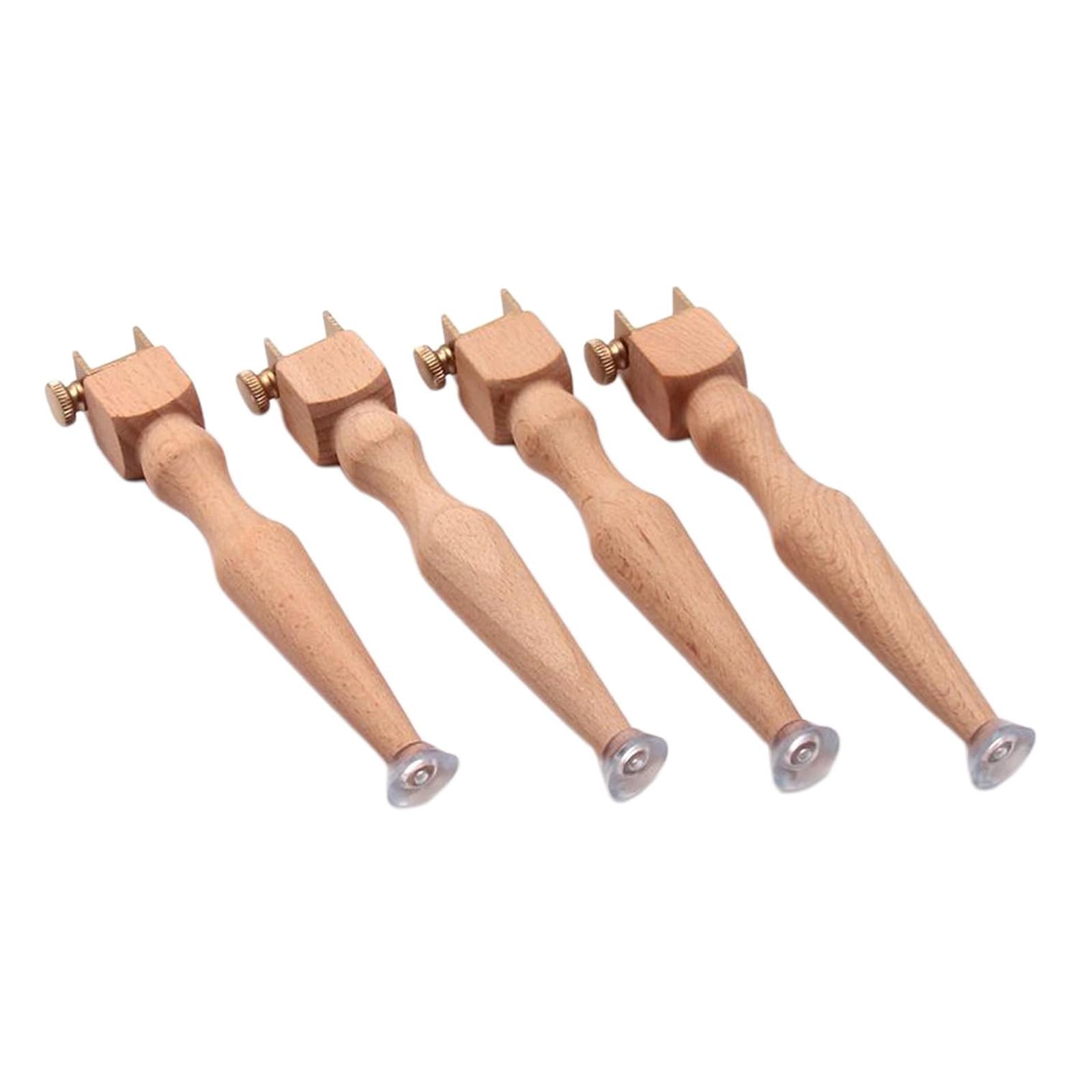 Kalttoy Sewing Tool Embroidery Hoop Stand Wood Lap Stand Needlework Cross Stitches Frame Rack Leg for Craft Embroidery Hoop Frame Legs Adjustable Hand Sewing Tool