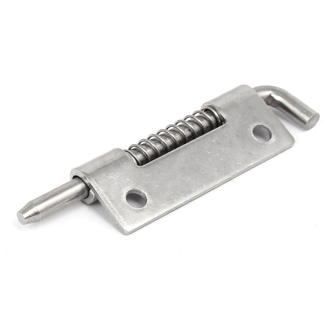 Sourcingmap 92mmx24mm 304 Stainless Steel Left Hand Spring Loaded Bolt Latch - Image 3