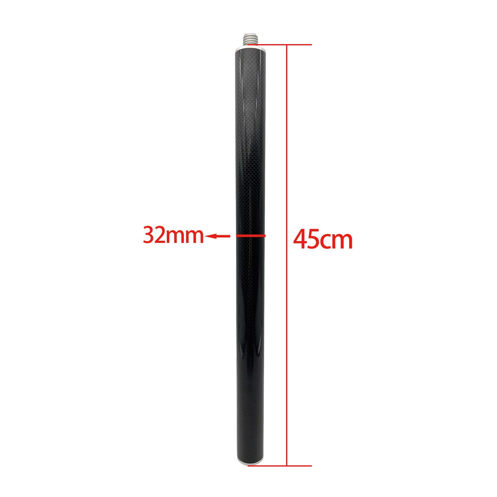 1.8M Length GPS Prism Pole Carbon Fibre Survey Poles GNSS RTK Surveying Type 4 pcs Poles 5/8 Thread