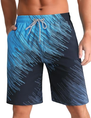 iCKER Herren Badehose Badeshorts Lang Sommer Strandshorts...