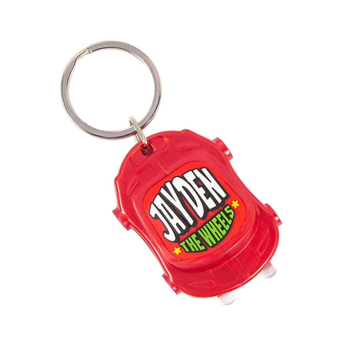 Personalised Keyring Twin Turbo Torch (Jayden)