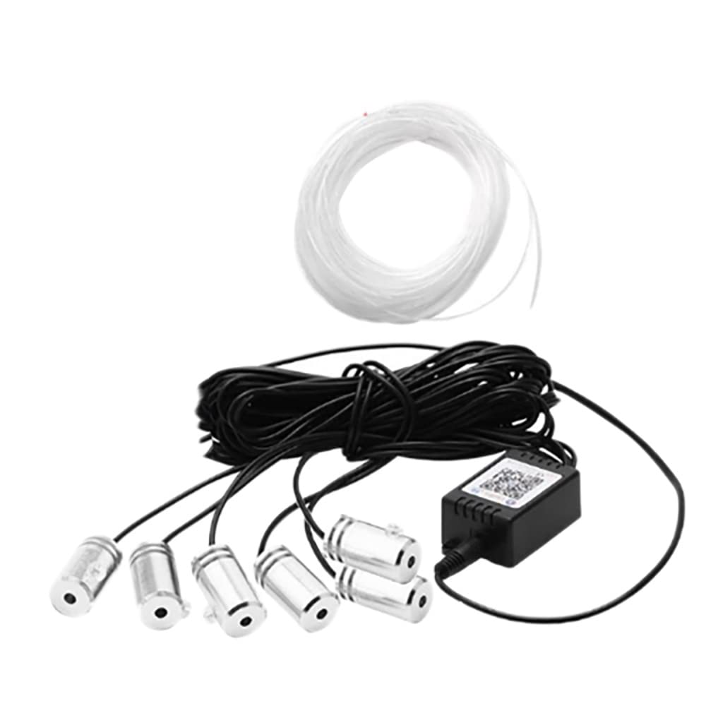 Kit Luci LED Interno Auto RGB - 6 Metri, Controllo App E Telecomando, Multicolore - Foto 7