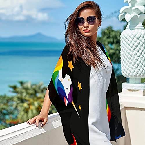 Foulard fin écharpe licorne pour protéger votre cou du vent sans transpirer