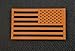 BritKitUSA SAR Infrared Reverse US Flag Patch Orange & Black Search & Rescue