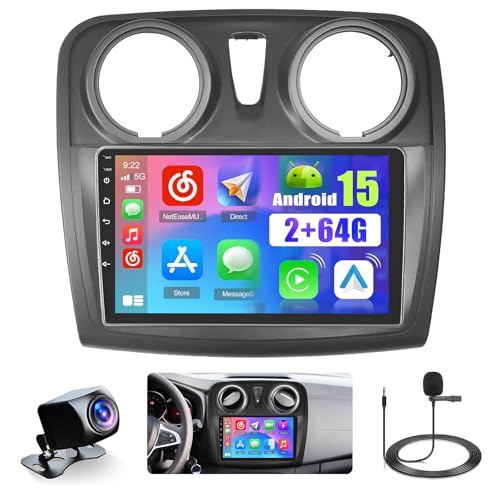 pour Renault, Dacia Sandero 2014-2017, 2+64GB Android Autoradio...