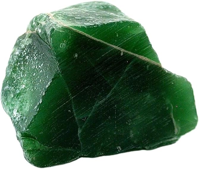 63.40 Gram 1 7/10 x 1 1/10 INCH Rare Green Silica Variscite CAB Facet Rough