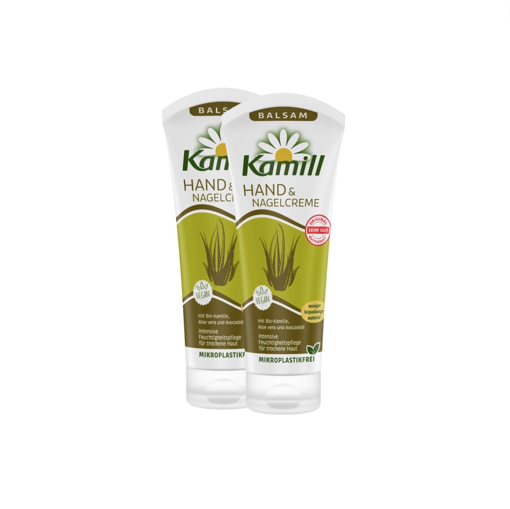 Kamill Hand & Nail Cream Balm (2 x 100 ml), Provides Intensive Care