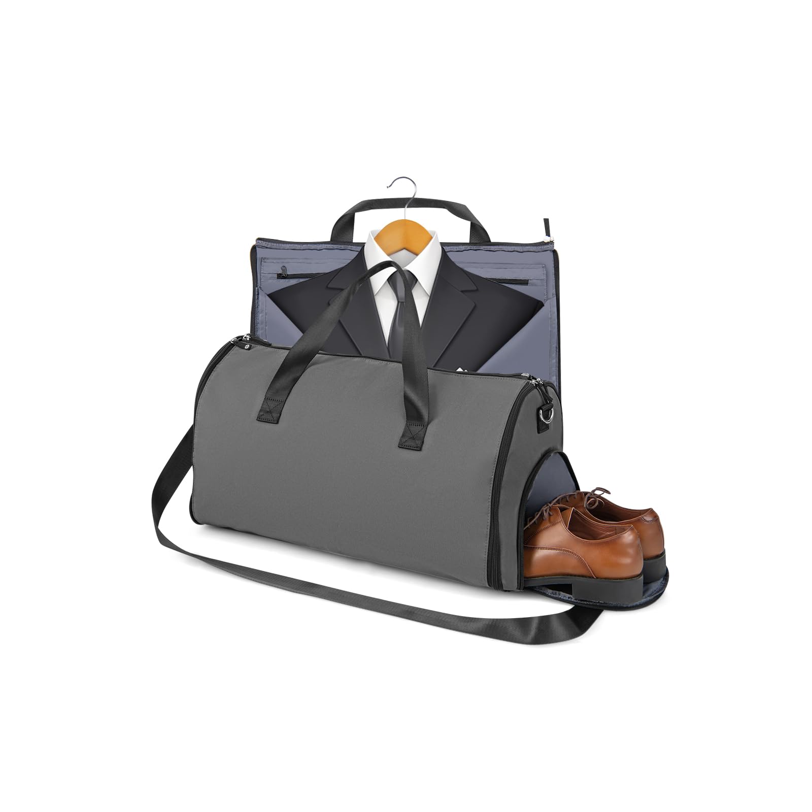 Borsa Da Trasporto 2-In-1 Convertibile Con Tasca Per Scarpe, Borsa Da