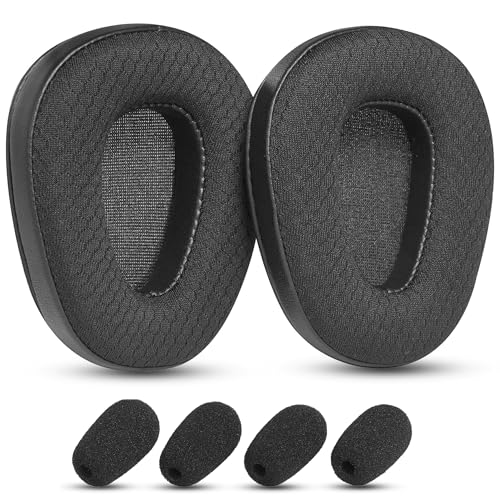B550-XT Replacement Earpads para BlueParrott S650XT B650XT Auriculares | Cubiertas acolchonadas con espuma viscoelástica transpirable y malla - Negro miniatura 6