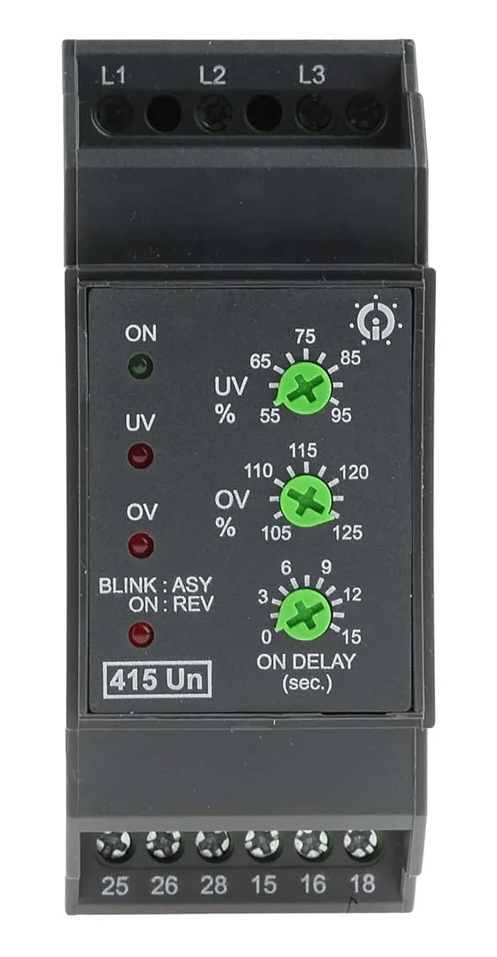 GIC MG53BH Voltage Monitoring Relay With DPDT Contacts, 3 Phase, 415VAC (B008BTC0UK) Amazon Price History, Amazon Price Tracker