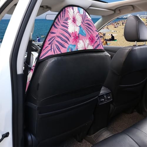 Image of Car Seat Cover Protector Front Seats Only Waterproof Soft Boho Floral Turtle Auto Seat Covers Anti-Slip Car Seat Towel Cover for Gym Workouts Universal Fit Most Cars