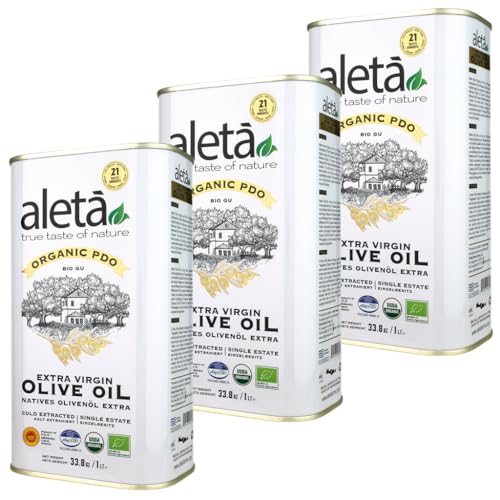 Aceite Extra Virgen de Oliva Orgánico Aleta 1L x3 miniatura 1