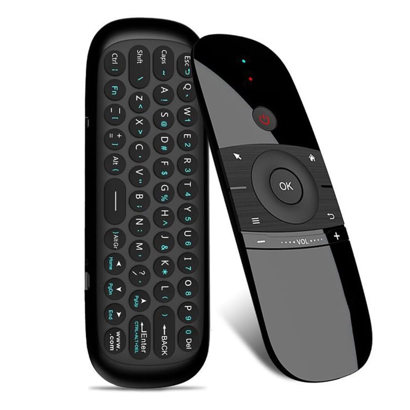 Pilot W1 2.4G Bezprzewodowa somatosensoryczna latająca wiewiórka Mini klawiatura do dekodera telewizyjnego projektora