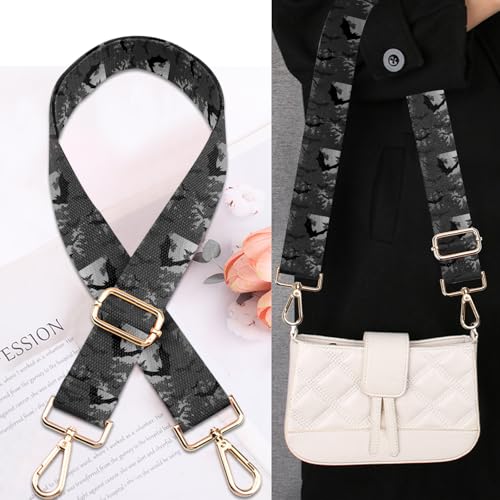 Image of Purse Strap Crossbody Shoulder Straps Adjustable Replacement 1.5 inch Wide for Women Girls Bag Cute Aesthetic