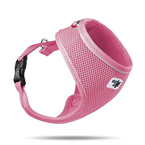 curli dog harness - Curli Basic Harness Air-Mesh Dog Harness Pet Vest Adjustable Step-in Light Harness Pink S