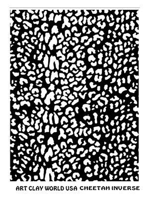 FlexiStamps Texture Sheet Cheetah Print Inverse Design - 1 pc.