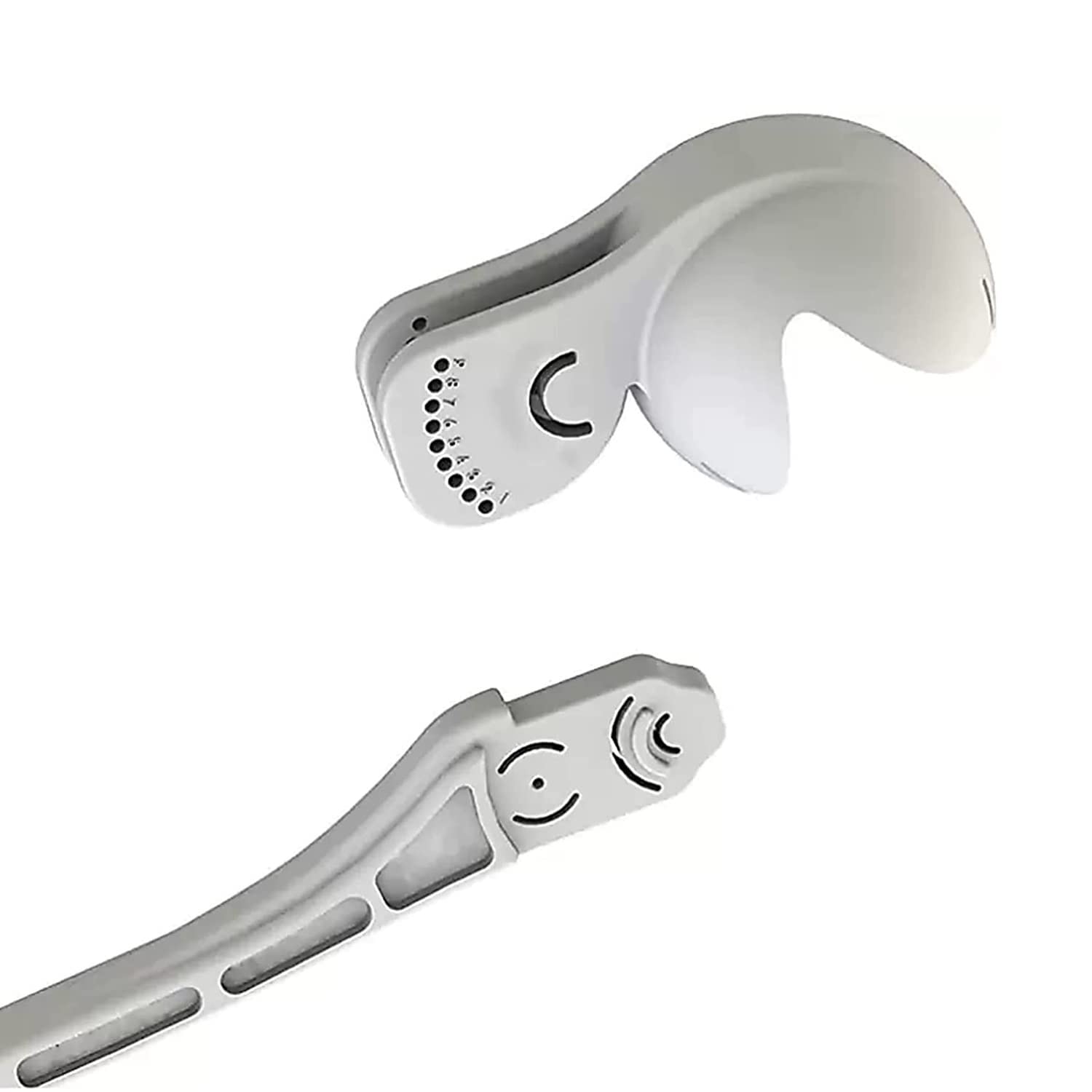 Crompack Side Arm Ball Thrower for Cricket Leather and Tennis Ball ! Adjustable Robo Side Arm with Advanced Finger-Cup Design for Batting Training/Practice (White)