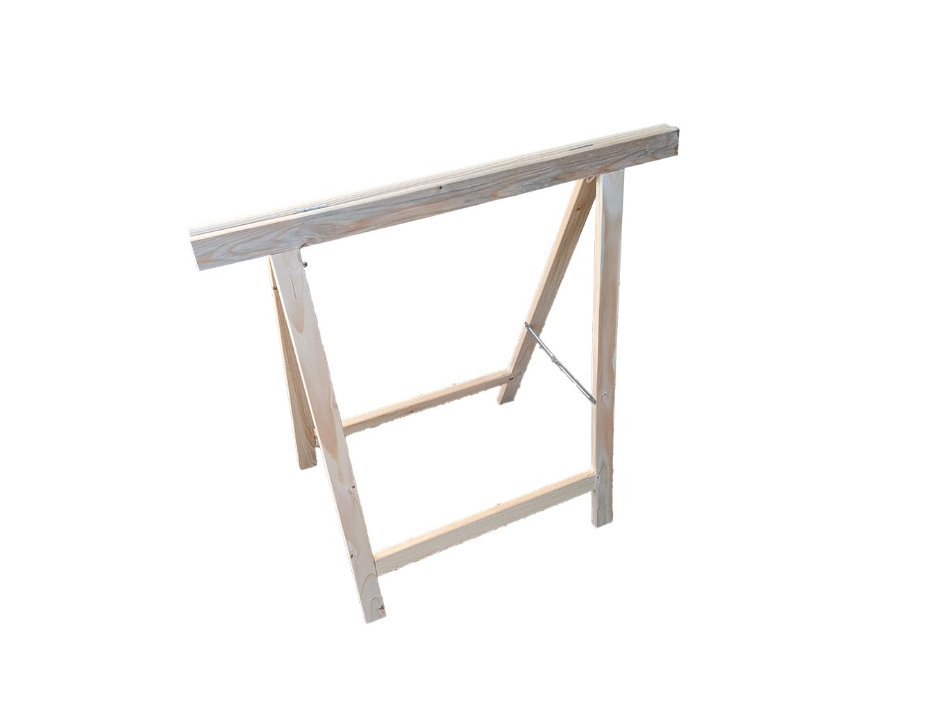 2er Set einfacher standard Holz-Arbeitsbock oder Tapezierbock 2-sprossig - Sägebock - Klappbock - Montagebock - Arbeitsbock - Tapezierbock - Unterstellbock - Stützbock