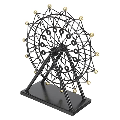 TOYANDONA Iron Ferris Wheel Home Decorations Kids Mini Toys The Office Tabletop Art Sculpture Model Desktop Ferris Wheel Decor Ferris Wheel Model Tabletop Decor Shelf Decor Table Decor