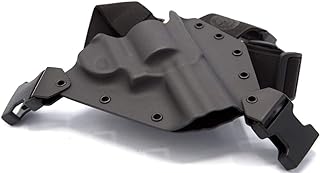 GunfightersINC Kenai Chest Holster for a Ruger GP100, Right Hand,Black-Black