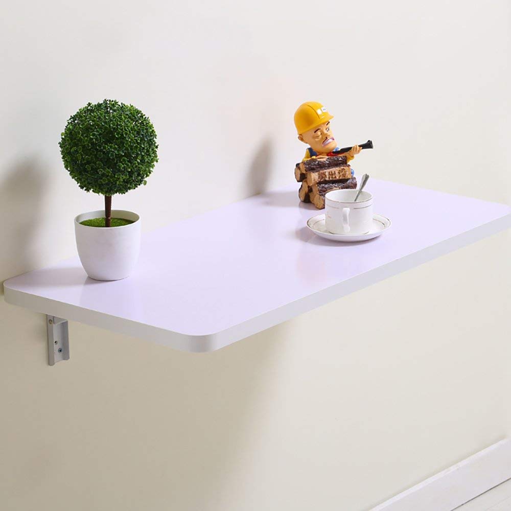 WYZXR Folding Table Adjustable Dining Table/Computer Table/Wall/Storage Table/Home Decoration Table Can be rotated (Color : D, Size : 60 40cm)