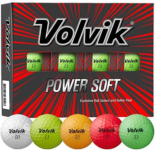 Volvik Power Soft Golf Ball Pack - Yellow